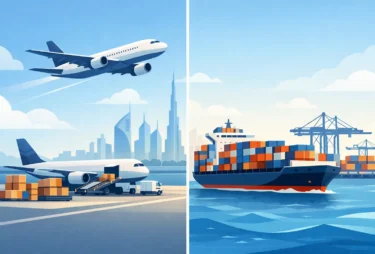 Air Freight Versus Sea Freight for UAE Cargo