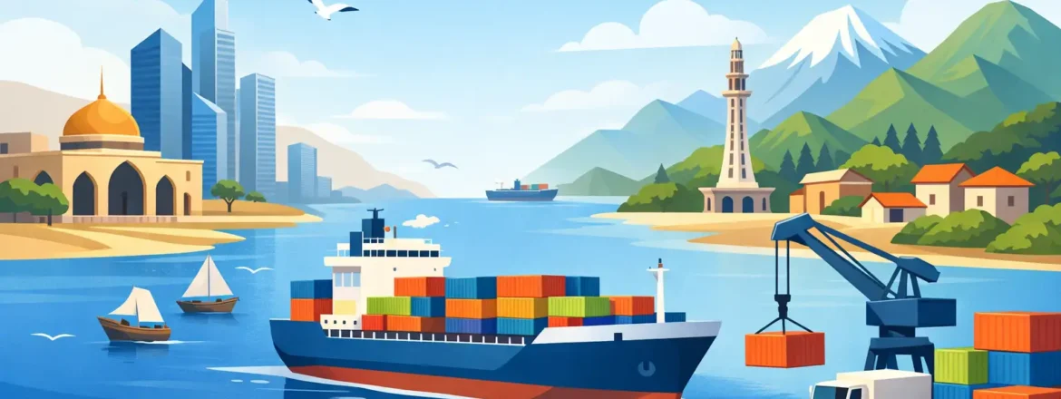 Ajman to Pakistan by Sea Cargo for Homes and Trade